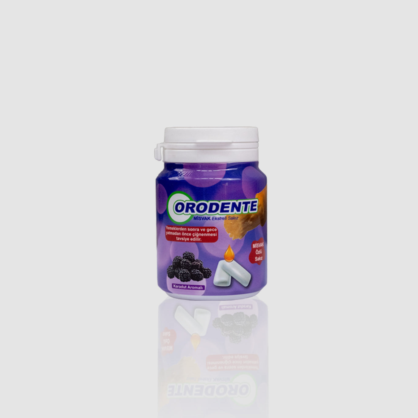 Orodente Karadut Aromalı Misvak Özlü Sakız (5'li Paket)