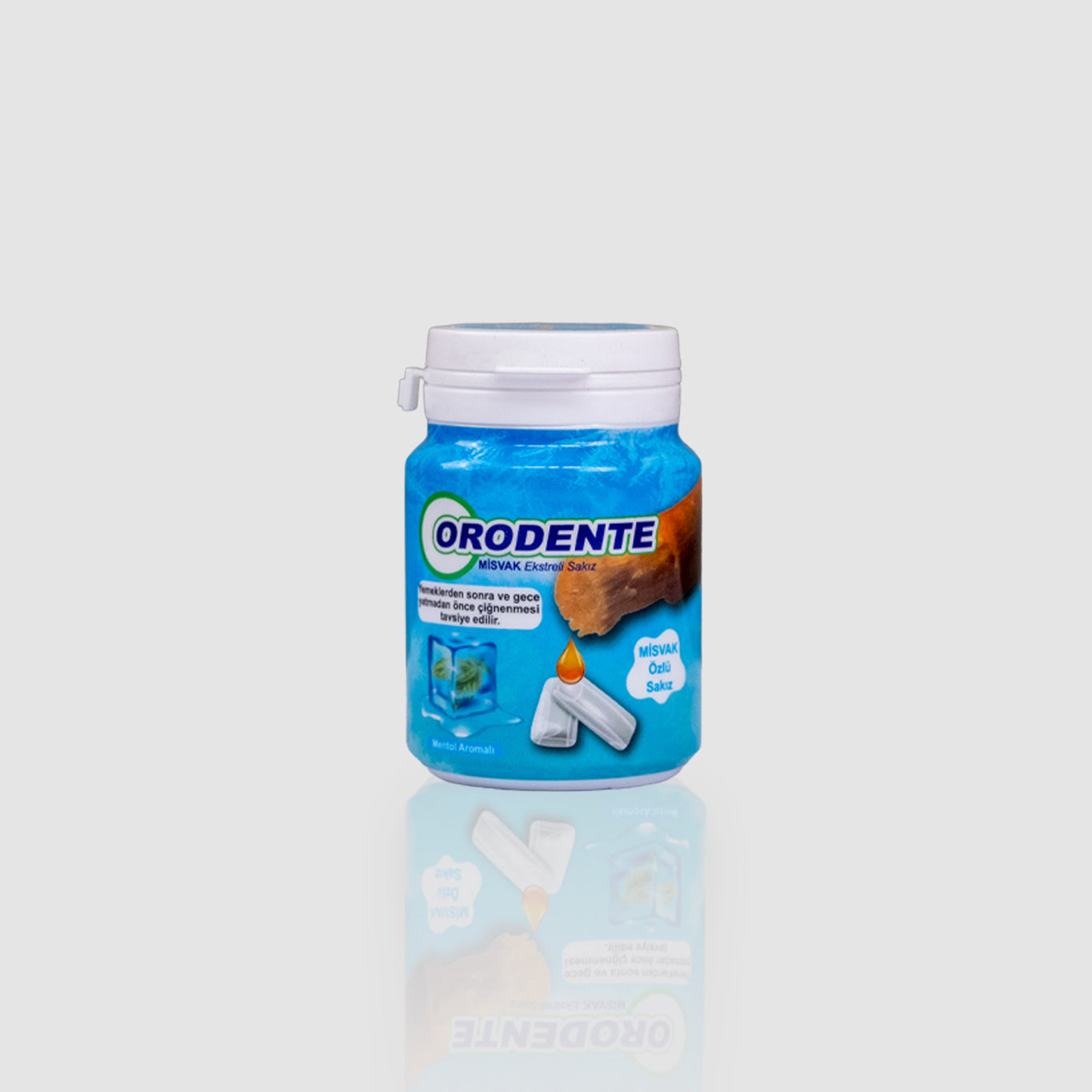 Orodente Mentol Aromalı Misvak Özlü Sakız (5'li Paket)